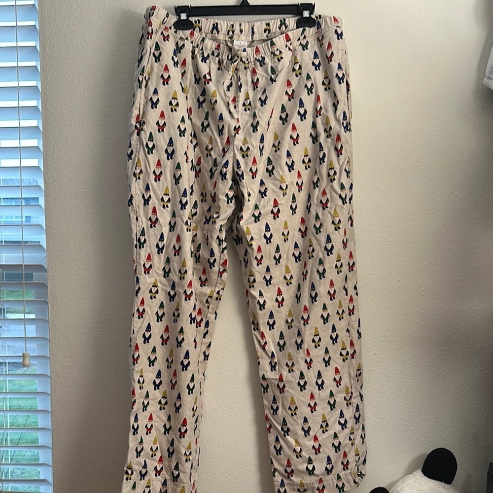 Gnome Patterned Pajama Pants